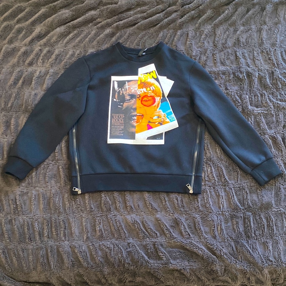 Rocky Elton Printed Scuba - jersey sweatshirt in black